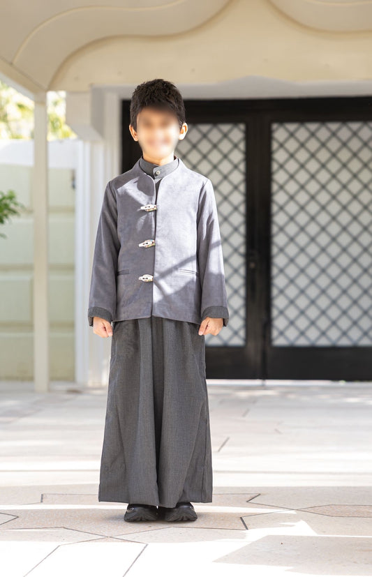 MODEL 7 | Gray Suede BLAZER