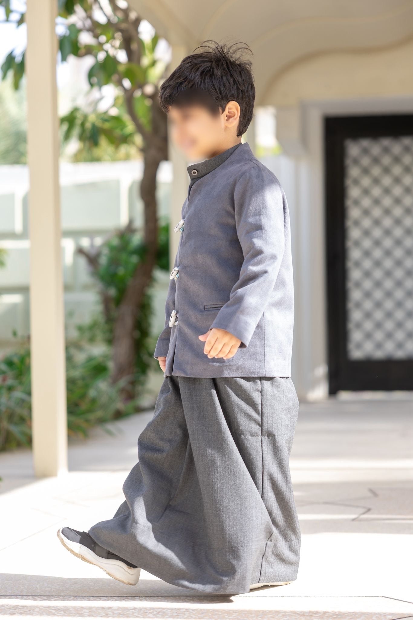 MODEL 7 | Gray Suede BLAZER