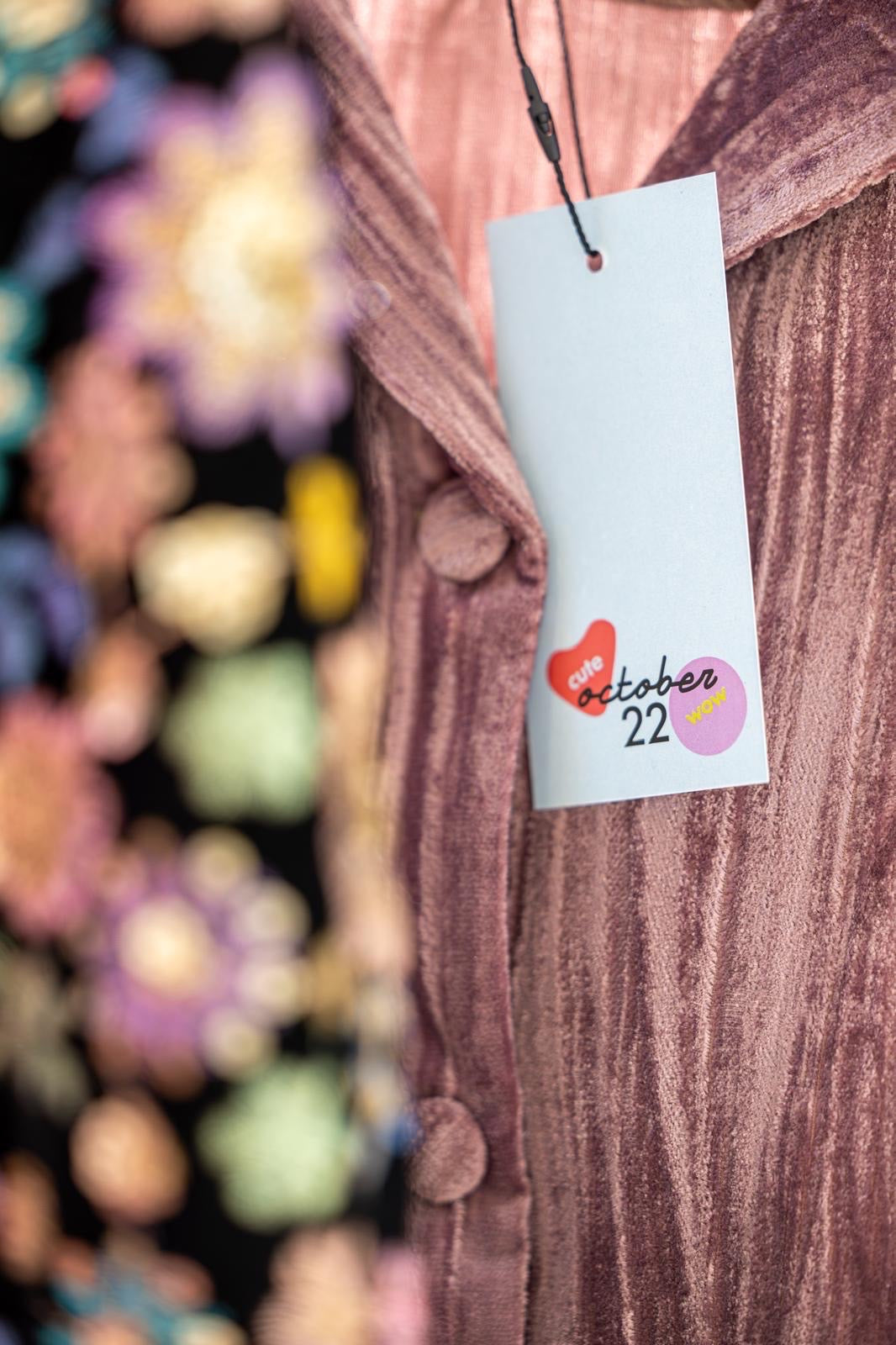 Model 2 | velvet floral - DUSTY ROSE